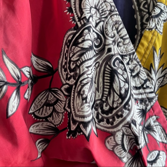 Anthropologie Yoana Baraschi Faux Wrap Blouse Floral - Picture 4 of 6